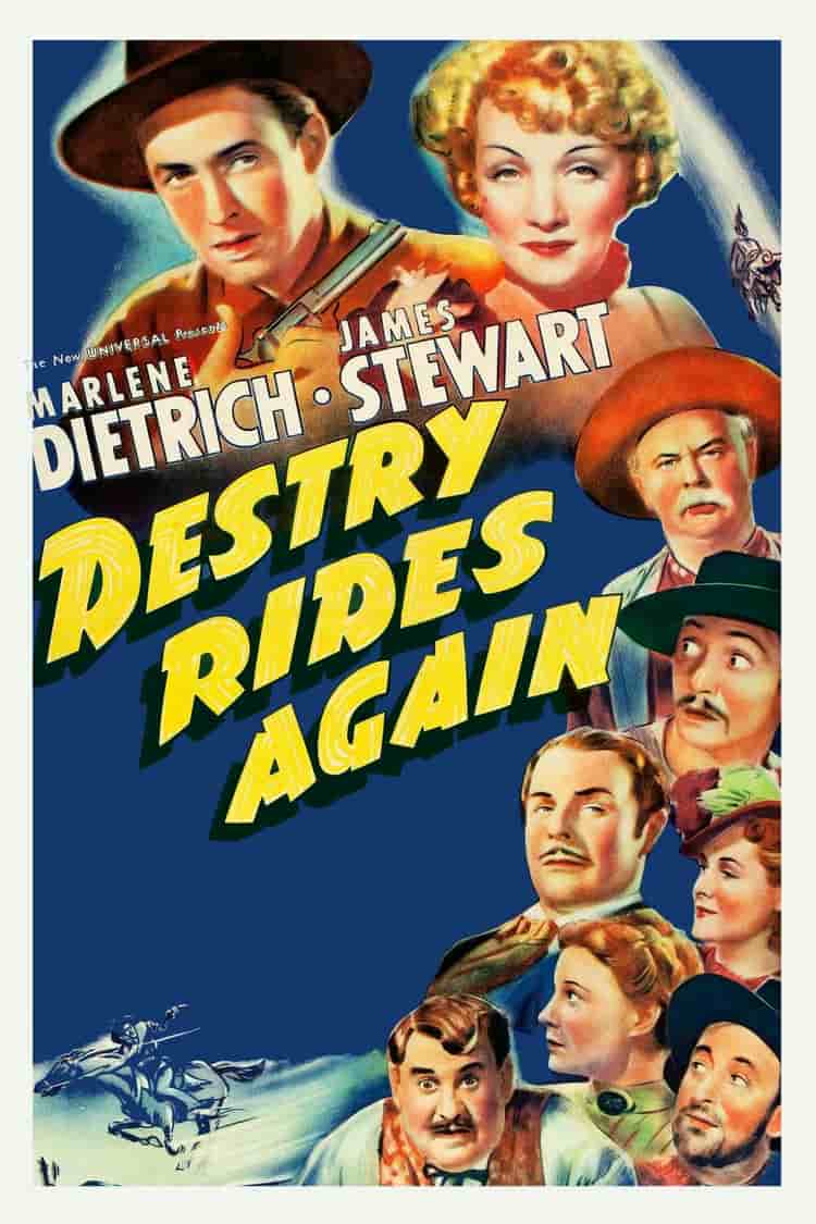 Poster for Destry Rides Again